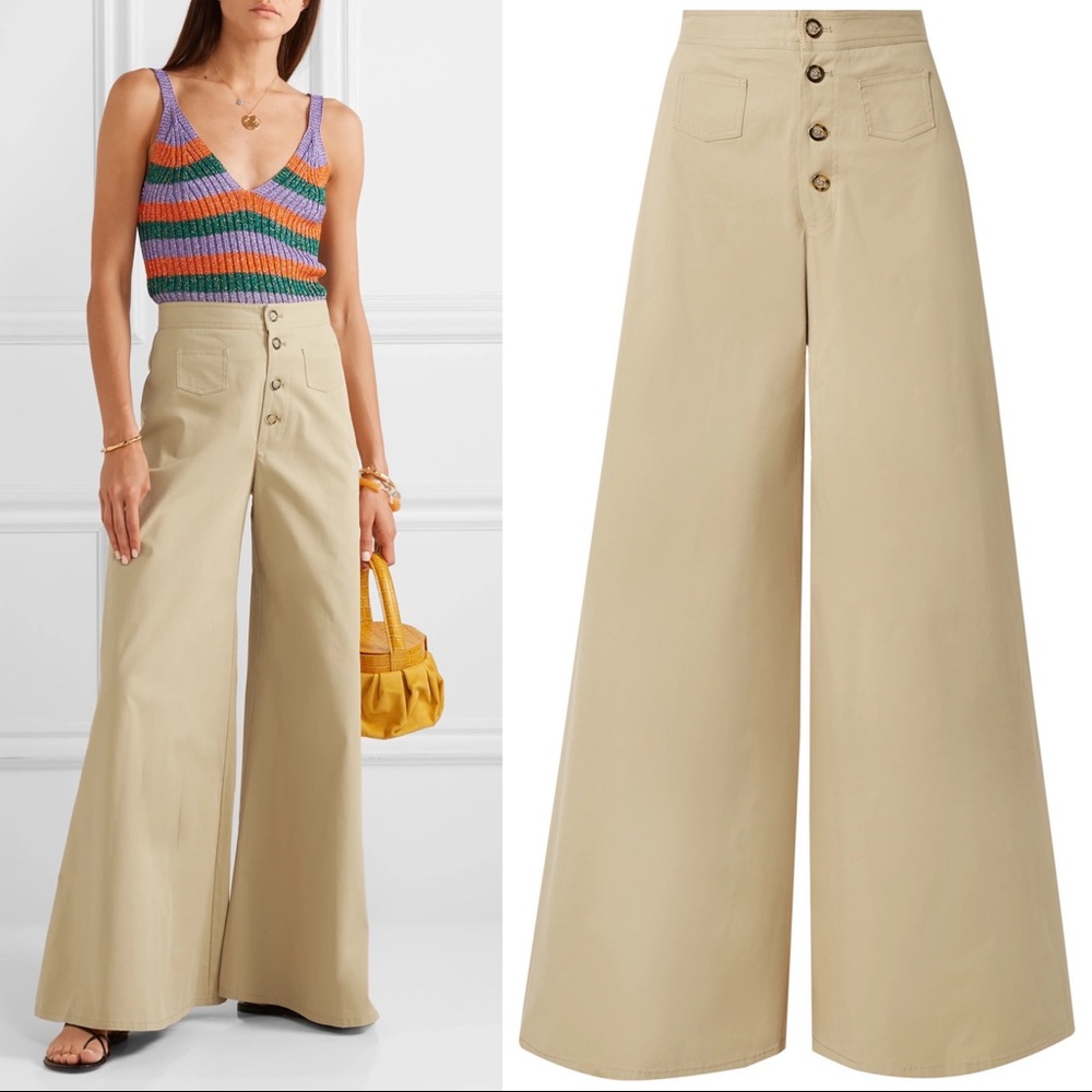 STAUD Martin wide leg pants size 4